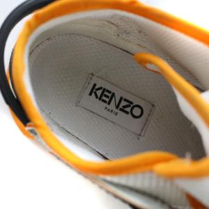 KENZO Inka Low Top W スニーカー シューズ 37 23.5cm オレンジ 白 ホワイト