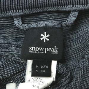 Snow Peak イージーパンツ 変形 柄 M グレー KN-16AU003