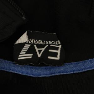 EMPORIO ARMANI ロゴパーカートラックジャケット S ブラック
