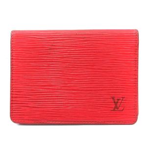 ポルト 2カルト ヴェルティカル エピ カードケース レッド