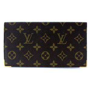 ヴィンテージ 80s ポルトヴァリュオ カルトクレディ モノグラム 長財布 ブラウン