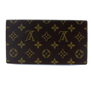 LOUIS VUITTON ヴィンテージ 80s ポルトヴァリュオ カルトクレディ モノグラム 長財布 ブラウン