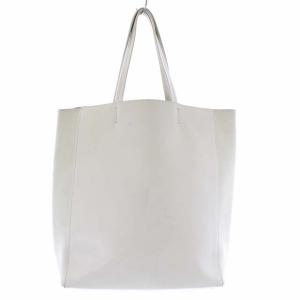 MARGARET HOWELL トートバッグ ショルダーバッグ レザー 切替 白 アイボリー ベージュ