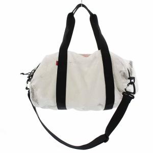 Supreme 16SS Mesh Duffle Bag ボックスロゴ メッシュ ホワイト