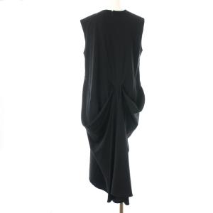 ENFOLD 19AW PEダブルクロス2 立体 ワンピース  M 黒