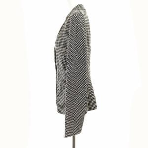 Salvatore Ferragamo ツイード総柄テーラードジャケット ブラック