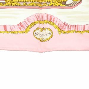 HERMES Traineaux et glifsades ソリとスケート カレ90 ピンク