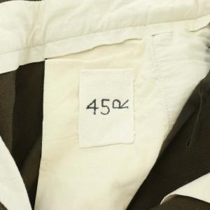 45rpm 起毛ストレッチスリムパンツ テーパード イージー 3 L カーキ