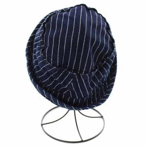 SUGAR CANE WABASH STRIPE PORKPIE HAT ポークパイハット 帽子 ストライプ デニム 紺 ネイビー