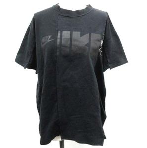 sacai ハイブリッド W Nrg Ga Tee 再構築 カットソー ロゴ S ブラック CD6311-010