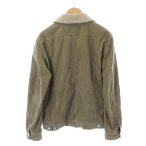 Paul Smith JEANS ボアジャケット 裏地チェック コーデュロイ XL ブラウン