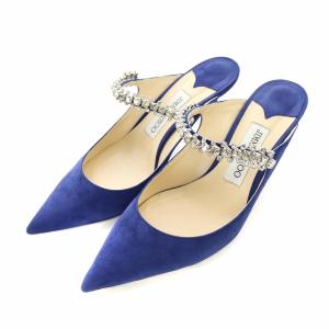 BING 65 クリスタル ミュール サンダル スエード