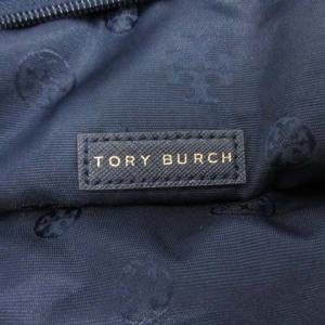 TORY BURCH ロゴナイロントートバッグ ネイビー