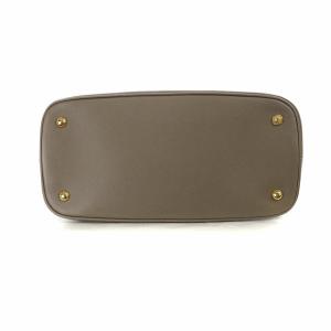 PRADA ハンドバッグ サフィアーノレザー バイカラー グレージュ
