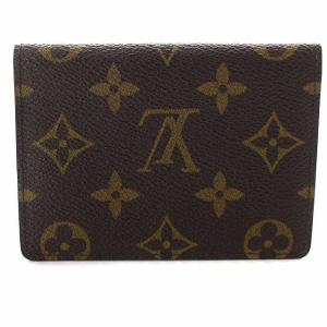 LOUIS VUITTON ポルト2カルト ヴェルティカル モノグラム ブラウン M60533