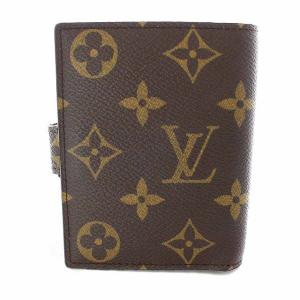Louis Vuitton ブラック ケース⭐︎ モノグラム ホック付き カードケース ブラウン T60926（2021/10/02買取