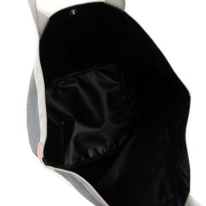 Hervé Chapelier トートバッグ ハンドバッグ コーデュラナイロン 舟型 L グレー