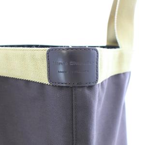 Hervé Chapelier 舟型トートバッグ ハンドバッグ 茶 ブラウン
