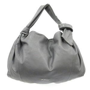 トートバッグ レザー グレー