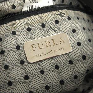 FURLA トートバッグ レザー グレー