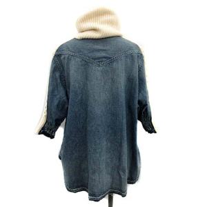 sacai 18AW Denim Knit Combo S/S Top ドッキング ニット