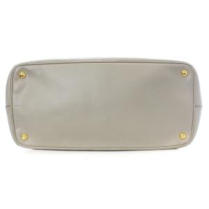 PRADA トートバッグ ハンドバッグ サフィアーノ レザー グレー