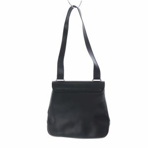 Salvatore Ferragamo ガンチーニ ワンショルダーバッグ レザー ブラック