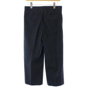 Drawer チェックワイドスラックスパンツ 36 グレー