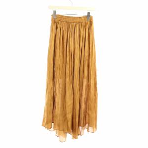 Diagram GRACE CONTINENTAL 20SS サテンギャザーフレアスカート キャメル