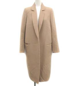 18SS WOOL SKIN SPRING CHESTER COAT ロング 36 ベージュ