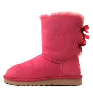 UGG australia W BAILEY BOW ムートンブーツ ショートブーツ リボン 24cm ピンク