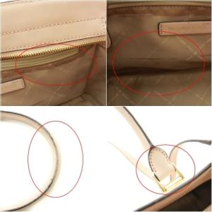 MICHAEL KORS ロゴレザーハンドバッグ ピンク
