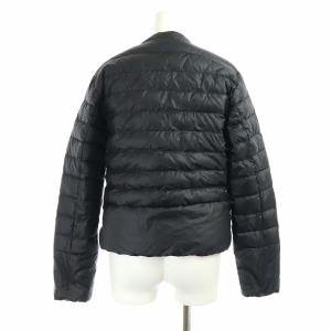 DUVETICA AISLINGDUE ノーカラーダウンジャケット ブラック