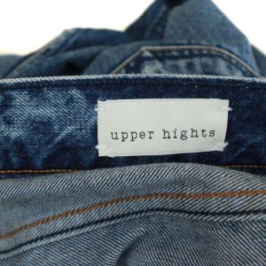 upper hights THE LIPSTICK ストレートストレッチデニムパンツ ジーンズ W25 M 青 ブルー インディゴ