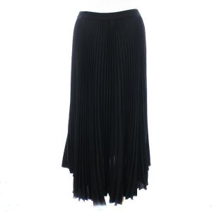 Theory 18SS ロングプリーツスカート S ブラック