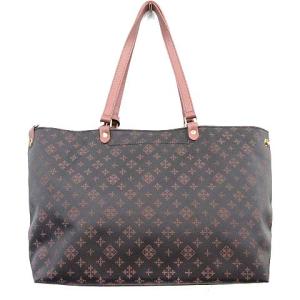 russet トートバッグ 2WAY ショルダーバッグ ナイロン ロゴ グレー ピンク