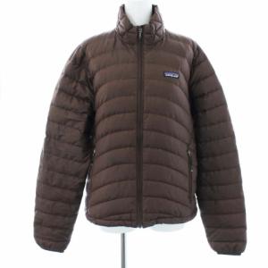 ナイロンダウンジャケット M ブラウン