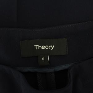 Theory ワイドパンツ スラックス 0 ネイビー