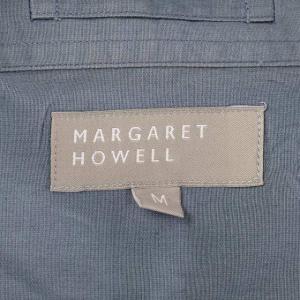 MARGARET HOWELL シャツ 長袖 コットン M グレー