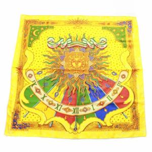 GLORIA SOLI 栄光の日 カレ 90 絹 イエロー