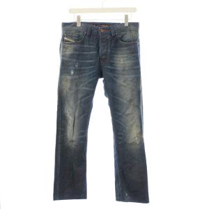 SAFADO デニムパンツ ダメージ加工 ヴィンテージ加工 W29 L30 ブルー