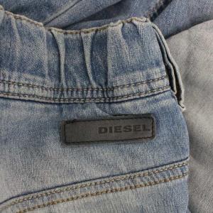 DIESEL KROOLEY デニムパンツ ダメージ加工 ジョグジーンズ スウェット イージー 30 ライトブルー