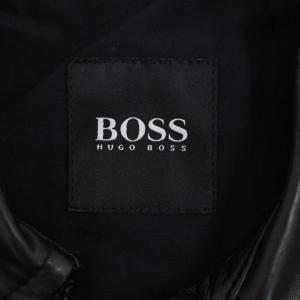 HUGO BOSS イタリアンラムナッパレザー ジャケット ライダース ジップアップ 46 M ブラウン