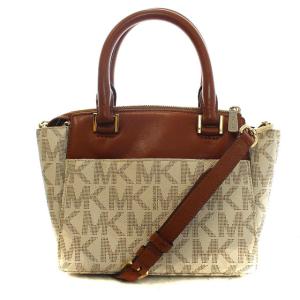 MICHAEL KORS ハンドバッグ 2way レザー ブラウン