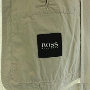 HUGO BOSS コットンテーラードジャケット 46 ベージュ