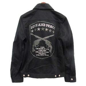 roar ラインストーンGジャン 1 ブラック