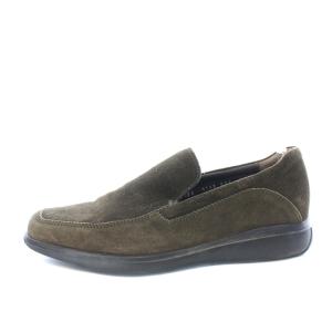 Salvatore Ferragamo スエードローファー カーキ