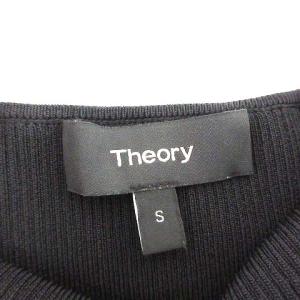 Theory 20SS VISCOSE COMB SO NK RIB S ブラック