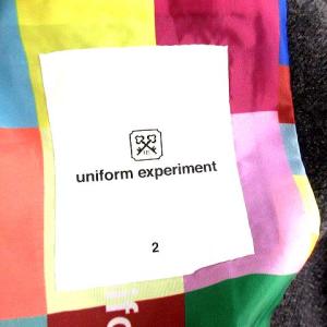 uniform experiment テーラードジャケット 起毛 裏地総柄 2 M グレー