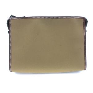 HUNTING WORLD サファリトゥディ キャンバスレザーセカンドバッグ カーキ